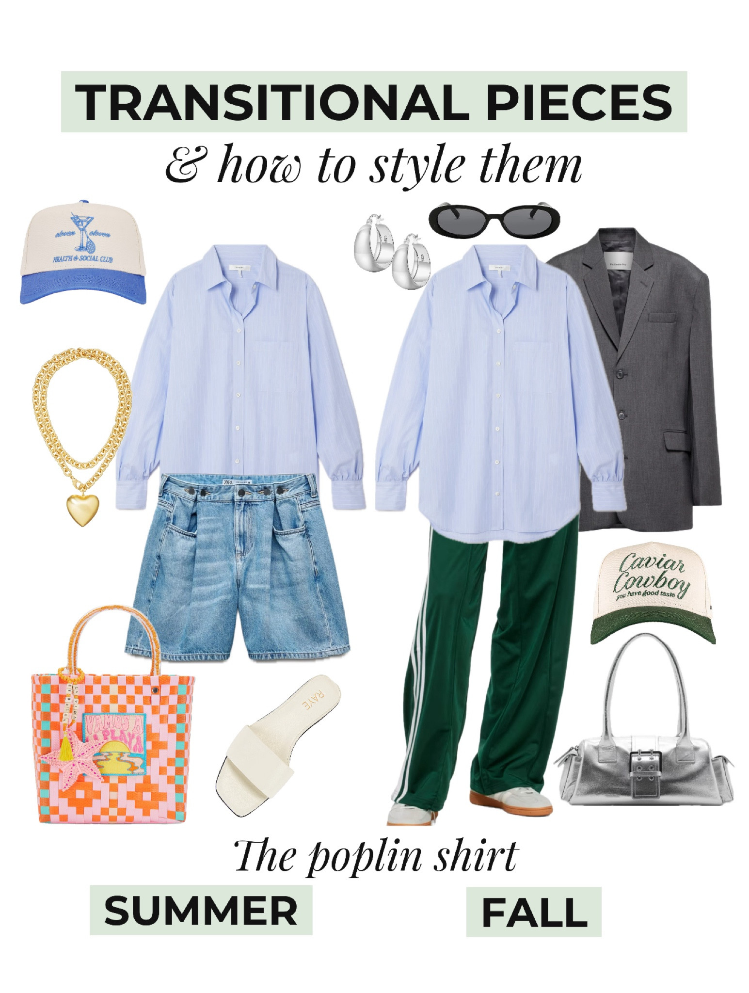 Nothing I love more than a good, crisp poplin shirt 😌 this is arguably the most versatile piece of clothing. You can make the most casual outfit feel put together with a poplin shirt. You can’t go wrong with a white or blue shirt, and opt for a slightly oversized fit for an effortless look. Slim, fitted shirts feel a bit outdated and too prim. 

#LTKItBag #LTKStyleTip #LTKFindsUnder100