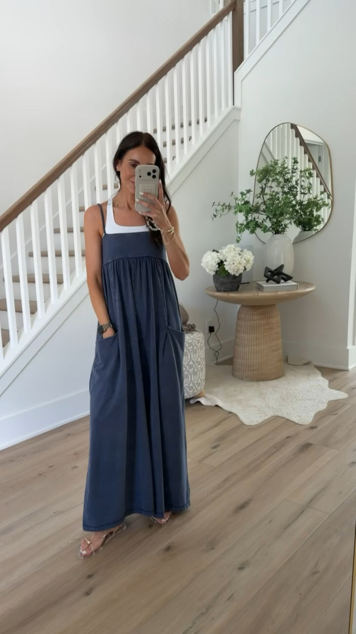 FP Movement jumpsuit, I'm wearing XS in both.

navy jumpsuot, summer jumpsuit, loose fit jumpsuit, comfy chic outfit, everyday outfit, annabrstyle

#LTKActive #LTKootd #LTKOver40