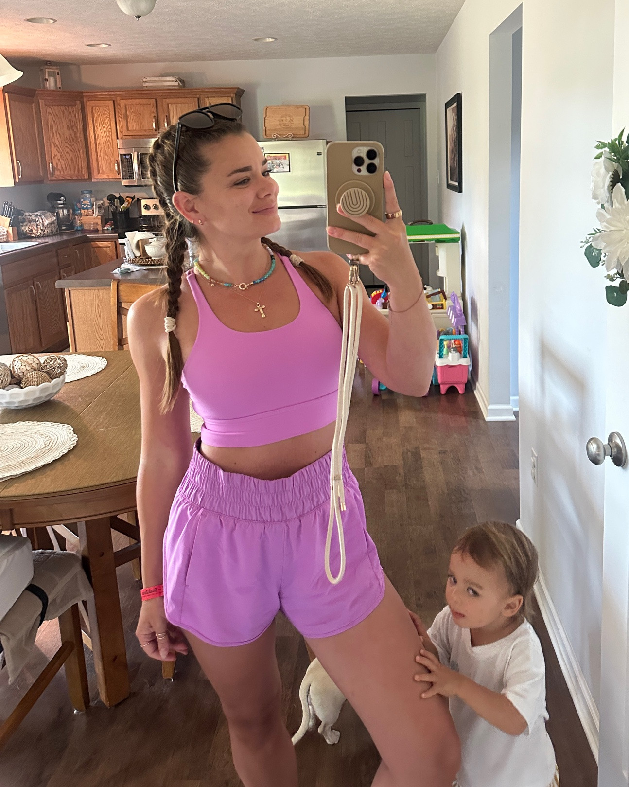 literally the cutest jogger shorts and sports bra ever. Plus this color!!

#LTKmomlife #LTKfitnessgoals #LTKootd