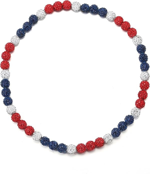 Baseball Beaded Chain Necklace for Men,Bling Ice Collection Baseball Necklace Gifts for Boys,Diam... | Amazon (US)