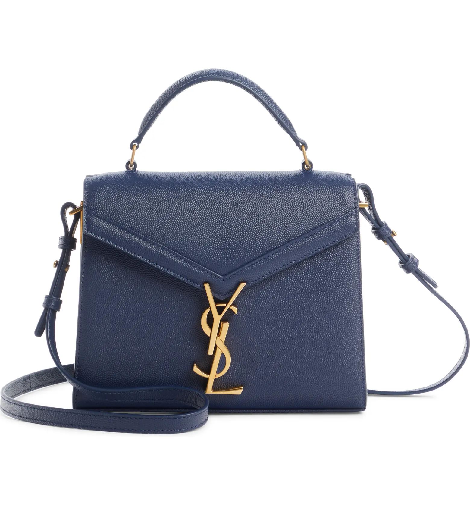 Saint Laurent Mini Cassandra Leather Top Handle Bag | Nordstrom | Nordstrom