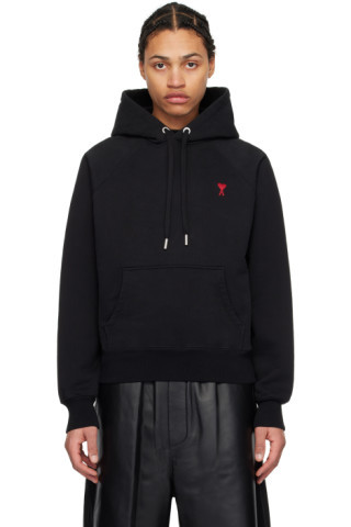 Black Ami de Cœur Hoodie | SSENSE