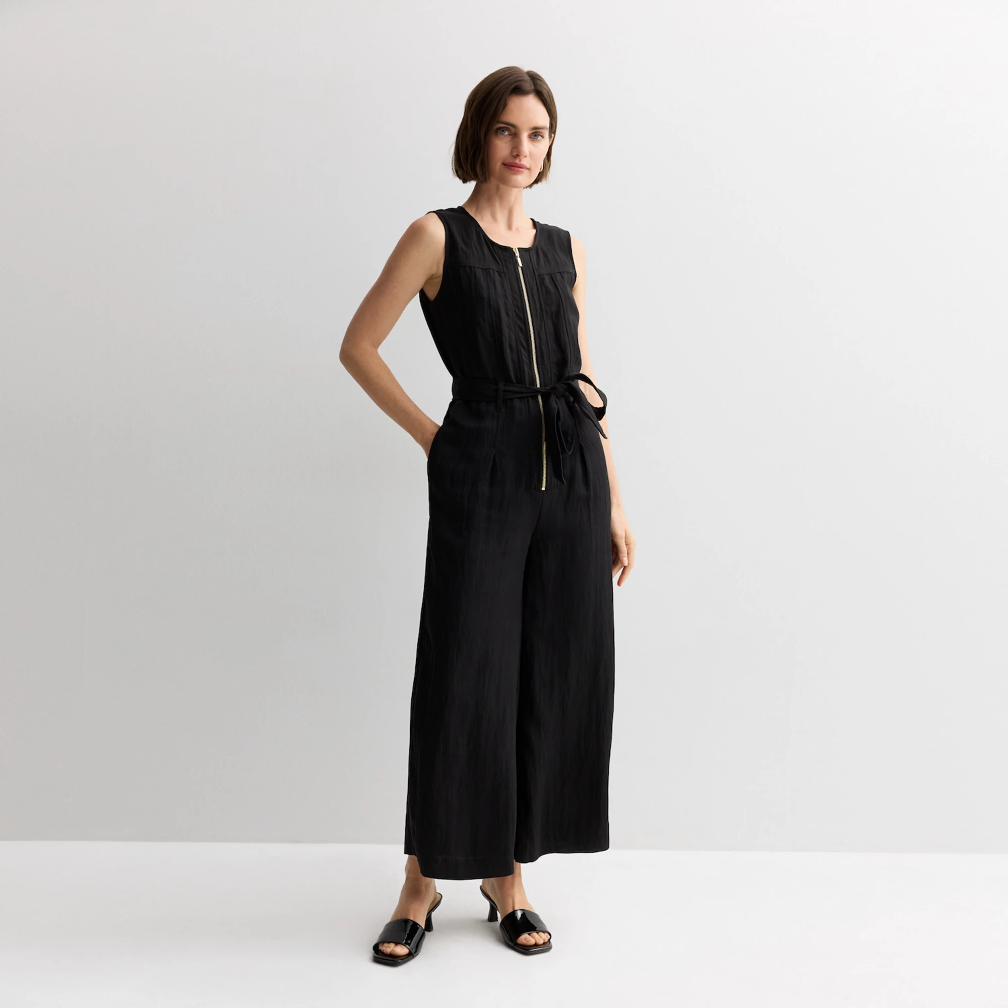 Women's Nine West Zip Front Jumpsuit | Kohl's