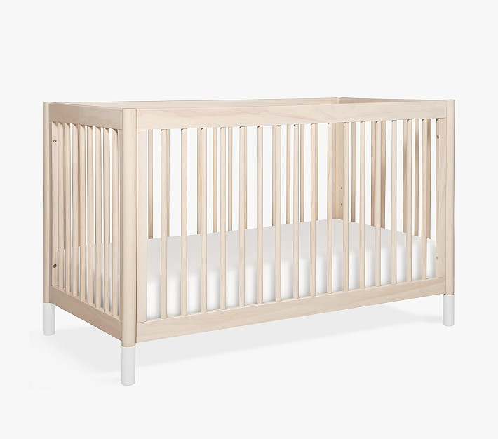 Babyletto Gelato 4-in-1 Convertible Crib, UPS, Washed Natural/White | Pottery Barn Kids