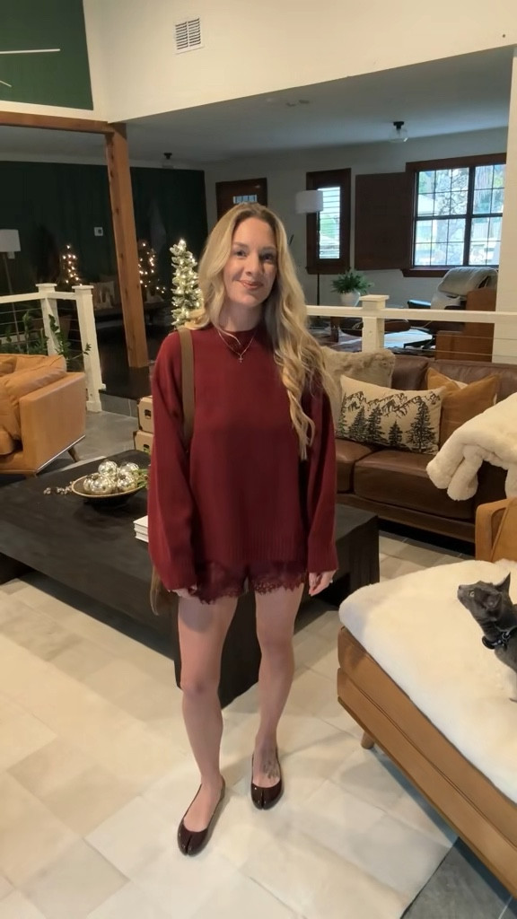 This exact sweater is from reformation ! But I linked similar. 

I have these Amazon silk lace shorts in 3 colors and love them ! Must buy !

#LTKootd #LTKvlog #LTKgrwm