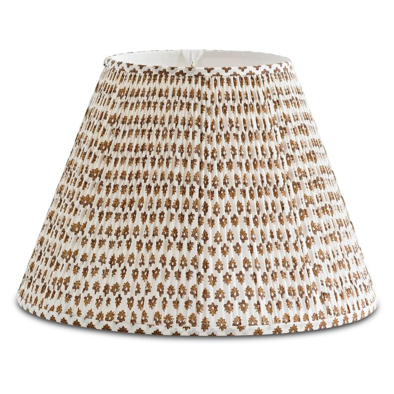 Wild Ginger Lampshade, Cedar/White | One Kings Lane