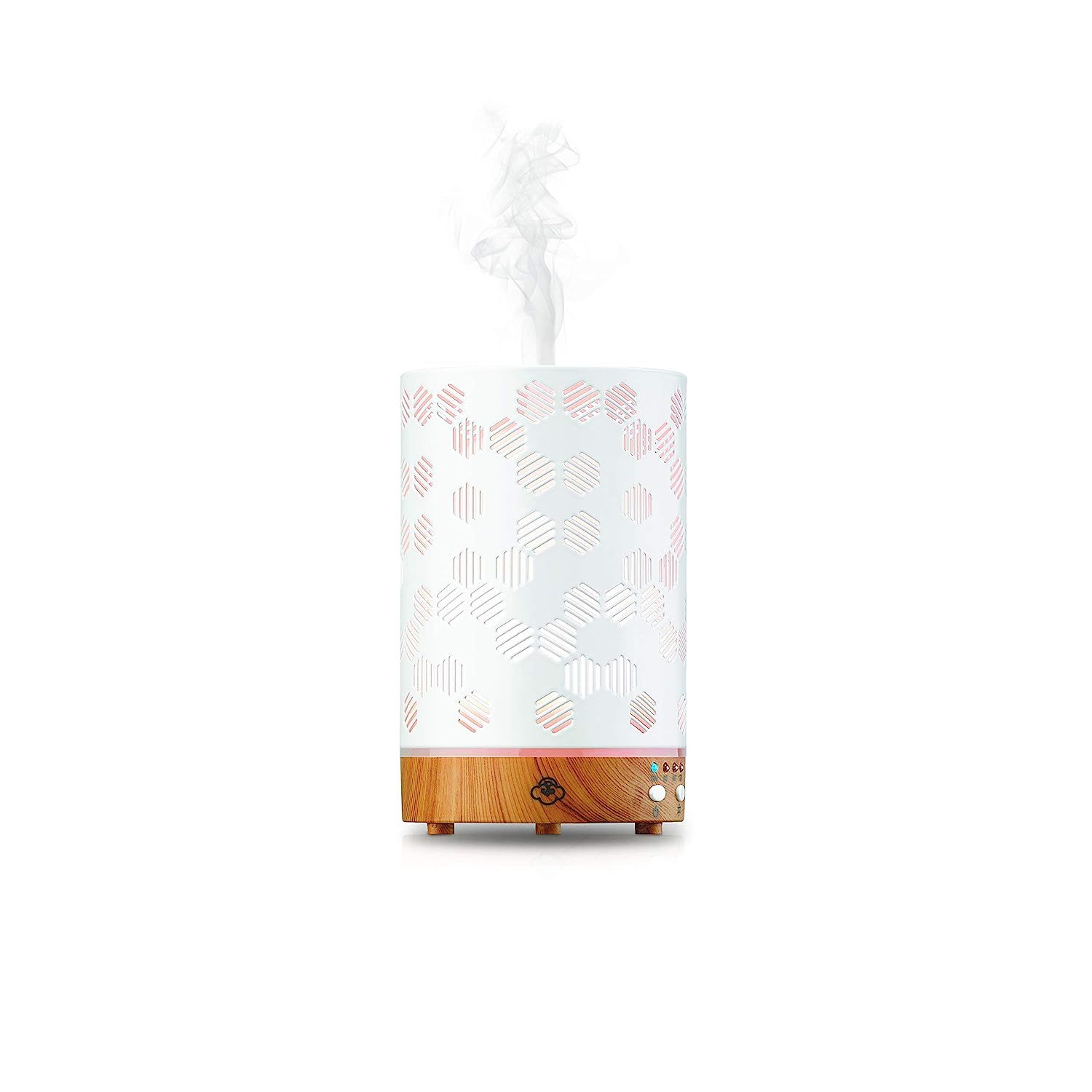 Serene House Ultrasonic Aroma Diffuser Scentilizer Honeycomb Light Wood | Amazon (US)