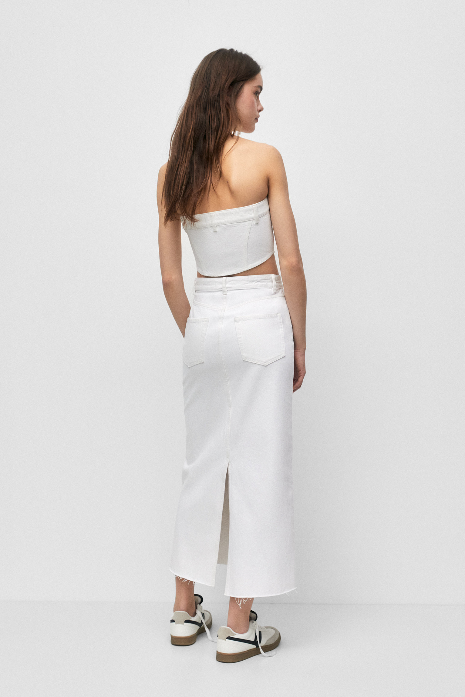 Langer Jeansrock | PULL and BEAR DE