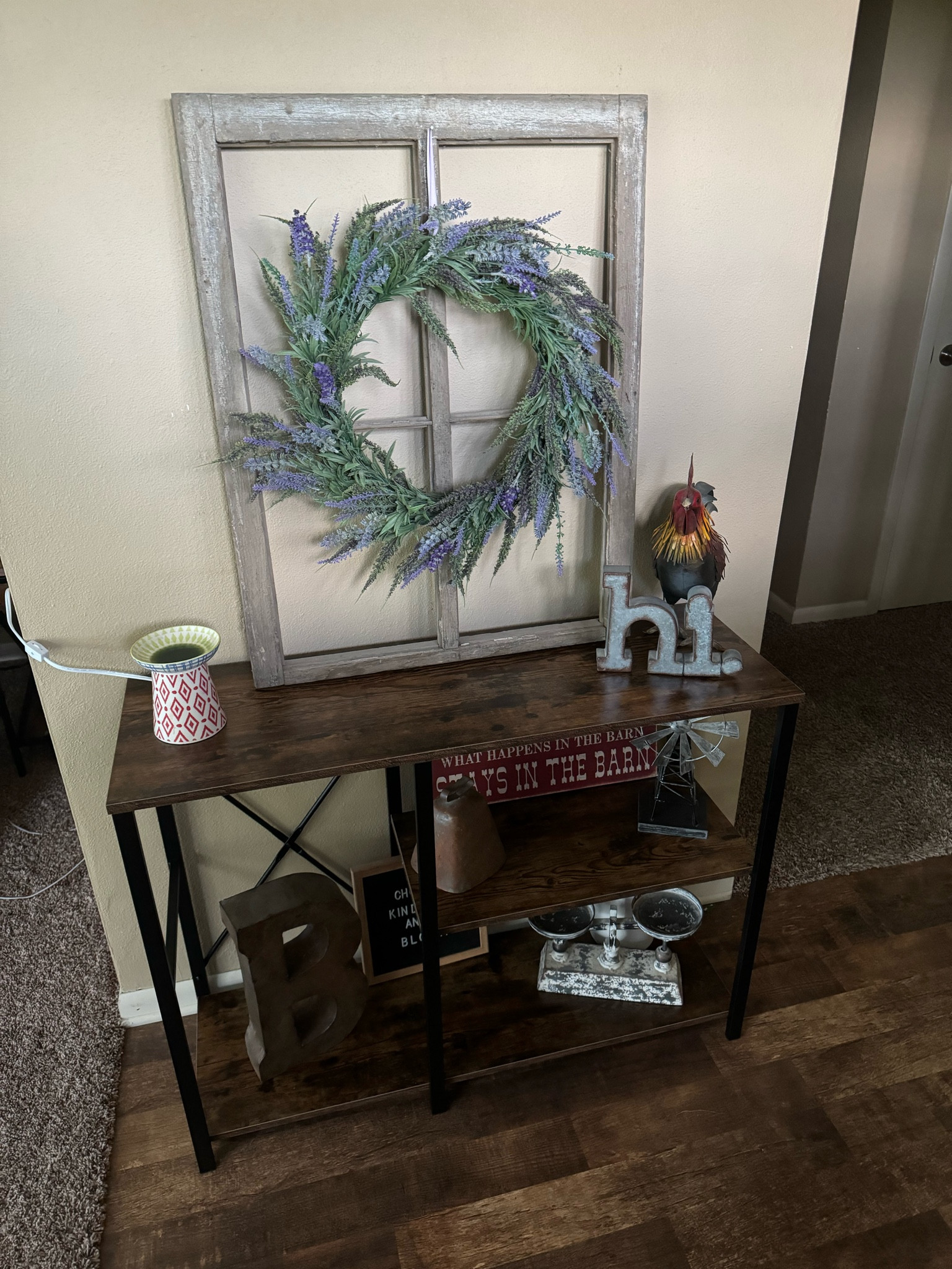Such a hard place to buy the perfect entry table. It’s shorter than I wanted, but I couldn’t find anything in the height I need without it being too big. Easy to put together and I love it!

#LTKHome #LTKGiftGuide #LTKFindsUnder100