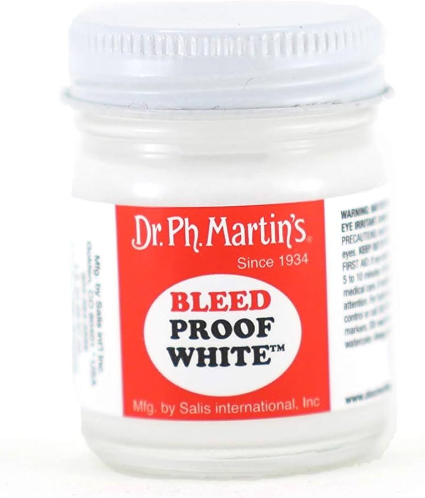 Dr. Ph. Martin's Bleedproof White Fine Art Paint, 1 Ounce (Pack of 1) | Amazon (US)