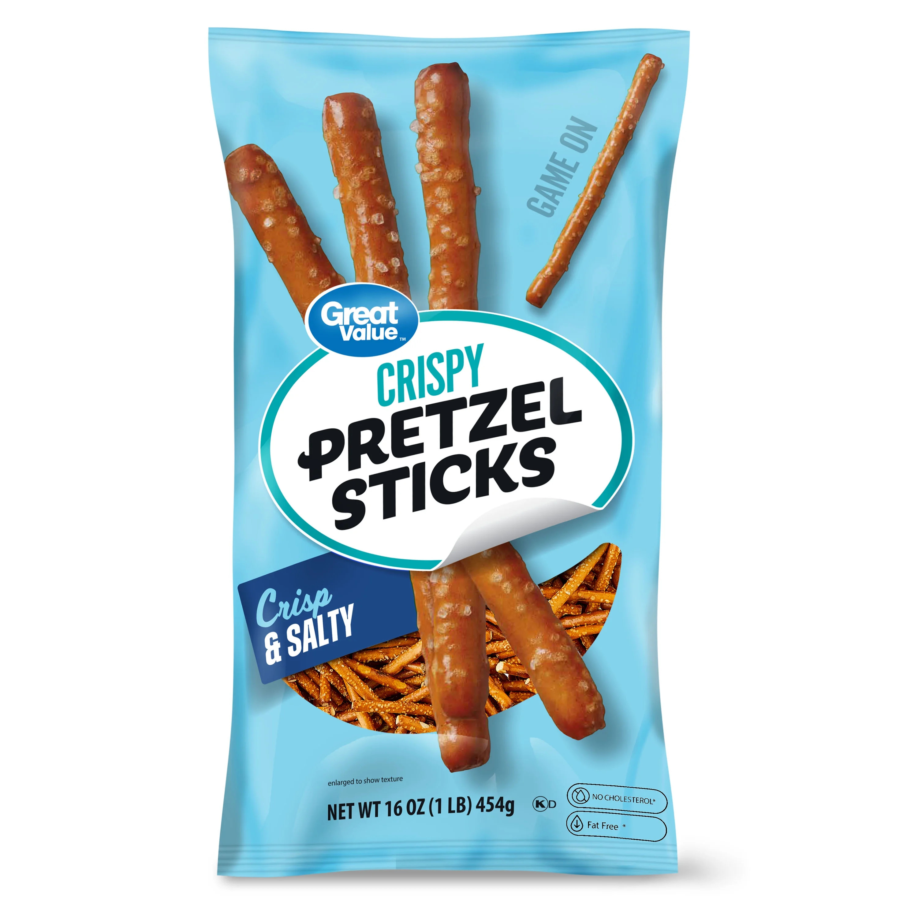 Great Value Fat Free Pretzel Sticks, 16 oz Bag | Walmart (US)