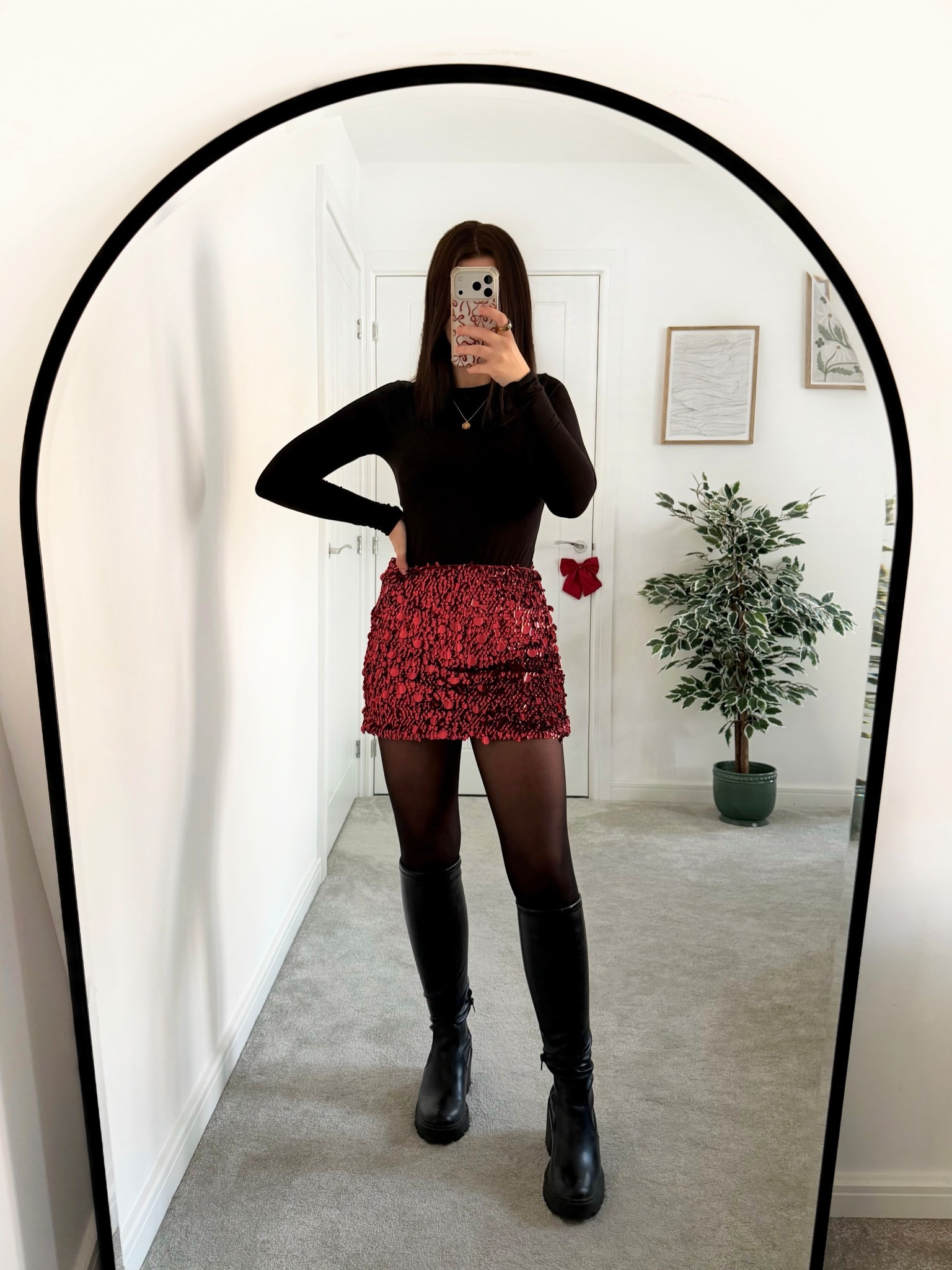 Use code JESSIEFIR for extra £££ off Boohoo (discount works on sale items) 

The perfect session skirt for the Christmas party season ❤️

• party outfits black knee high boots going out outfit winter outfit festive outfits gifts for her gift guide heeled boots black bodysuit pub uk Christmas Eve New Year’s Eve •



#LTKpartywear #LTKwinter #LTKfestive
