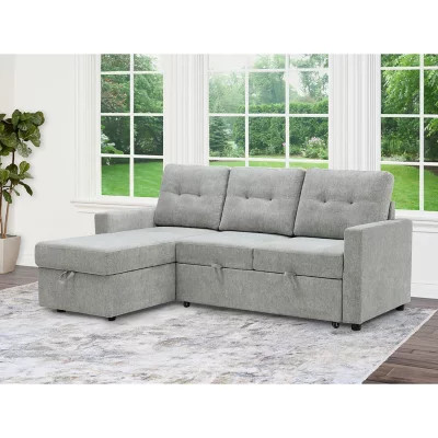 Kylie Storage Sectional with Pullout Bed, Assorted Colors | Sam's Club
