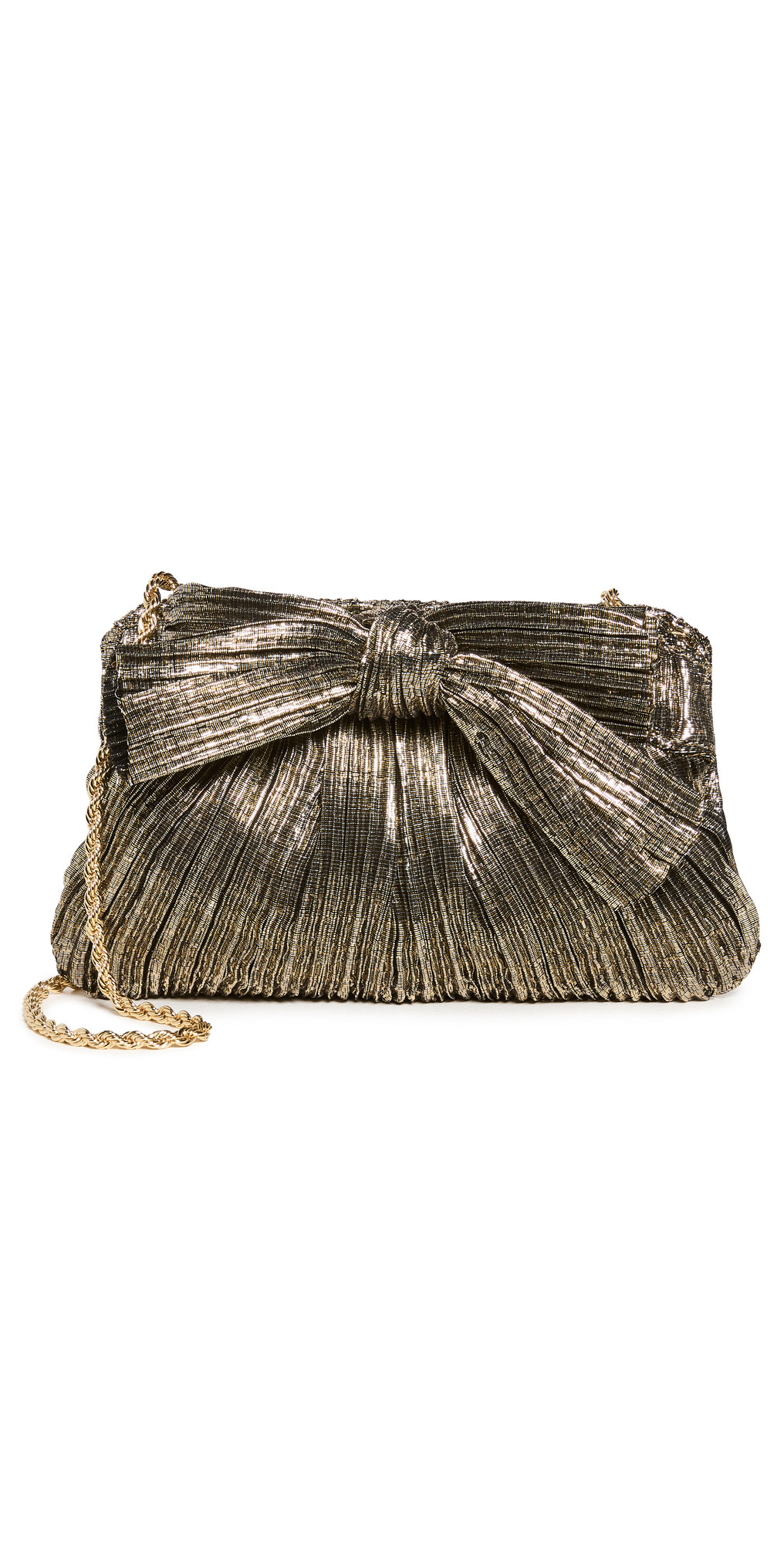 Mini Pleated Frame Clutch with Bow | Shopbop