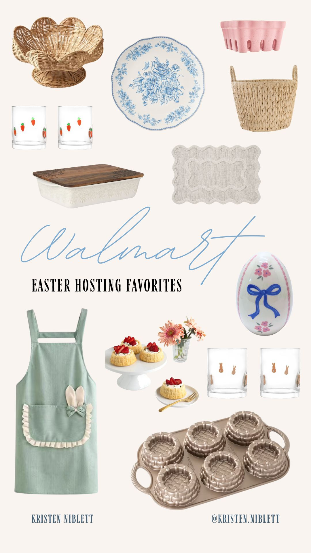 Walmart New Spring Homeand Easter Hosting Finds! 🌸 How cute are these anthro dupe icon glasses?!  

 #LTKSeasonal #LTKHome