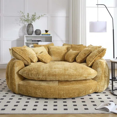 Comfortable Double Loaf Sofa Bed, Oversized With Armrests, Large Padded High Back For Living Room And Bedroom | Wayfair North America