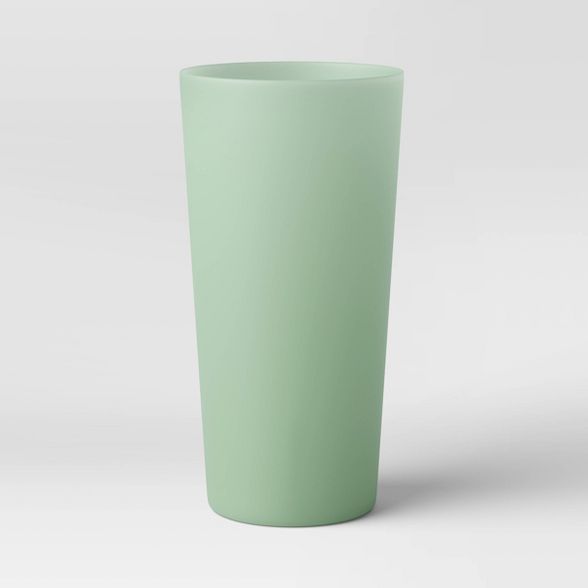 26oz Plastic Translucent Tumbler Green - Room Essentials™ | Target