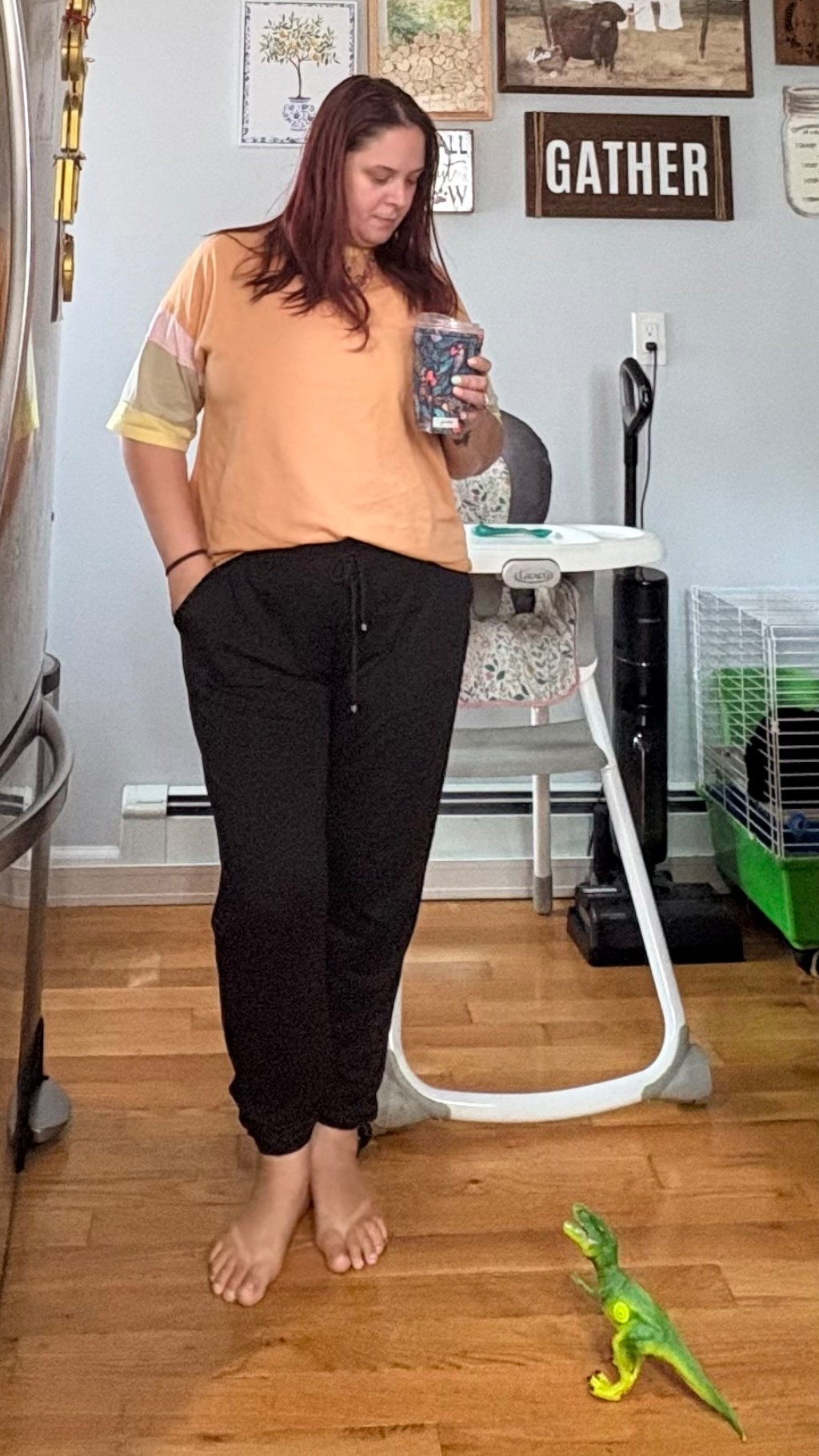 Today’s easy outfit. 💛 Comfy enough for home, cute enough to head out. Linked everything I could find on LTK.

#LTKootd #LTKmomlife #LTKMidsize