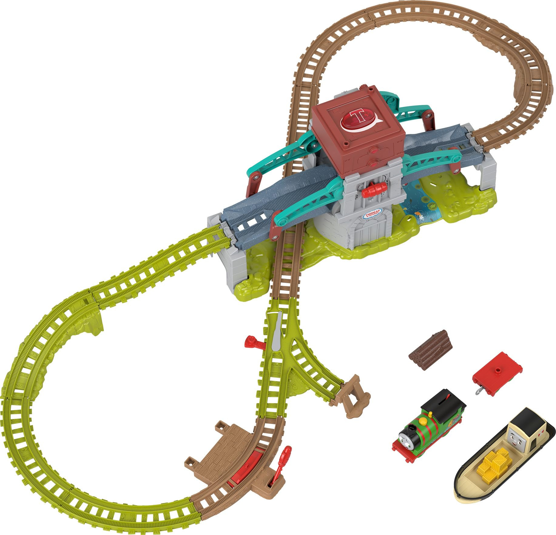 ​Thomas & Friends Toy Train Set Talking Bulstrode & Which-Way Bridge Track Playset with Sounds ... | Amazon (US)