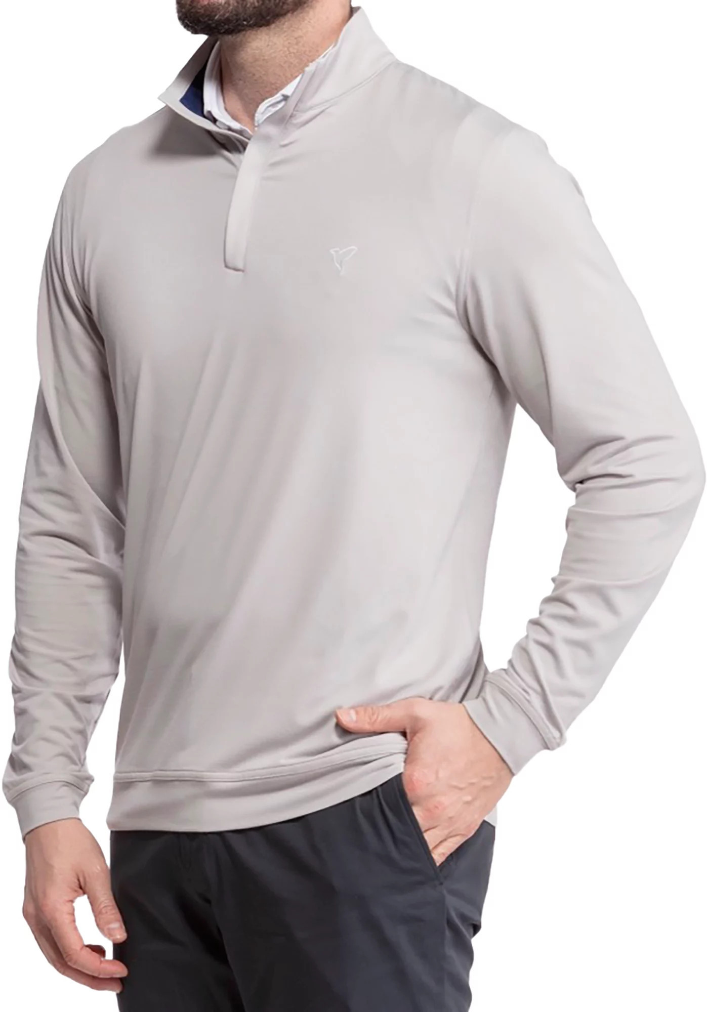 birddogs Men's 1/4 Zip Sweatshirt, Medium, Grey | DICK'S Sporting Goods
