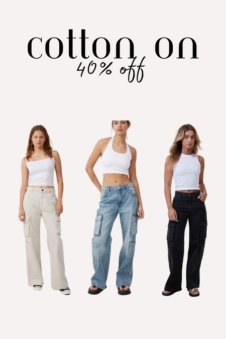 Cotton on is having early Black Friday sale right now and most everything is 40% off! These are my teens favorite cargos and they’re normally $79.99 on sale for $47.99

#LTKCyberWeek #LTKsalealert #LTKGiftGuide