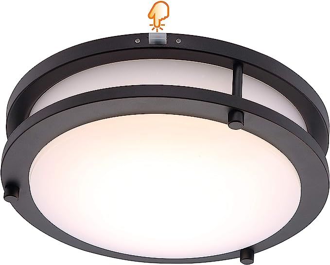 Cloudy Bay LED Flush Mount Ceiling Light,10 inch,120V 17W Dimmable 1050lm,3000K/4000K/5000K Adjus... | Amazon (US)