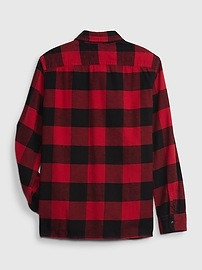 Kids 100% Organic Cotton Flannel Shirt | Gap (US)