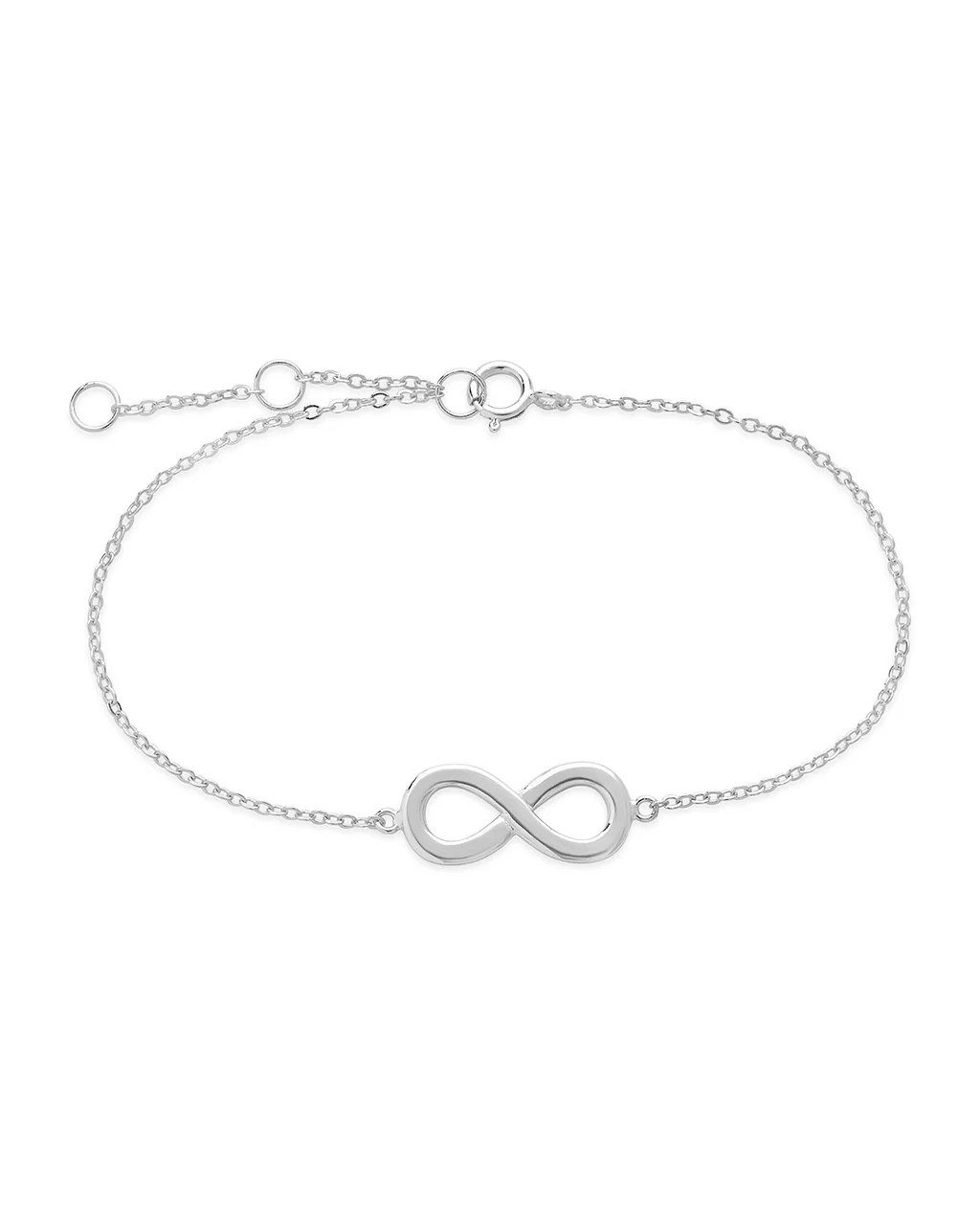Sterling Silver Delicate Infinity Bracelet | Sterling Forever
