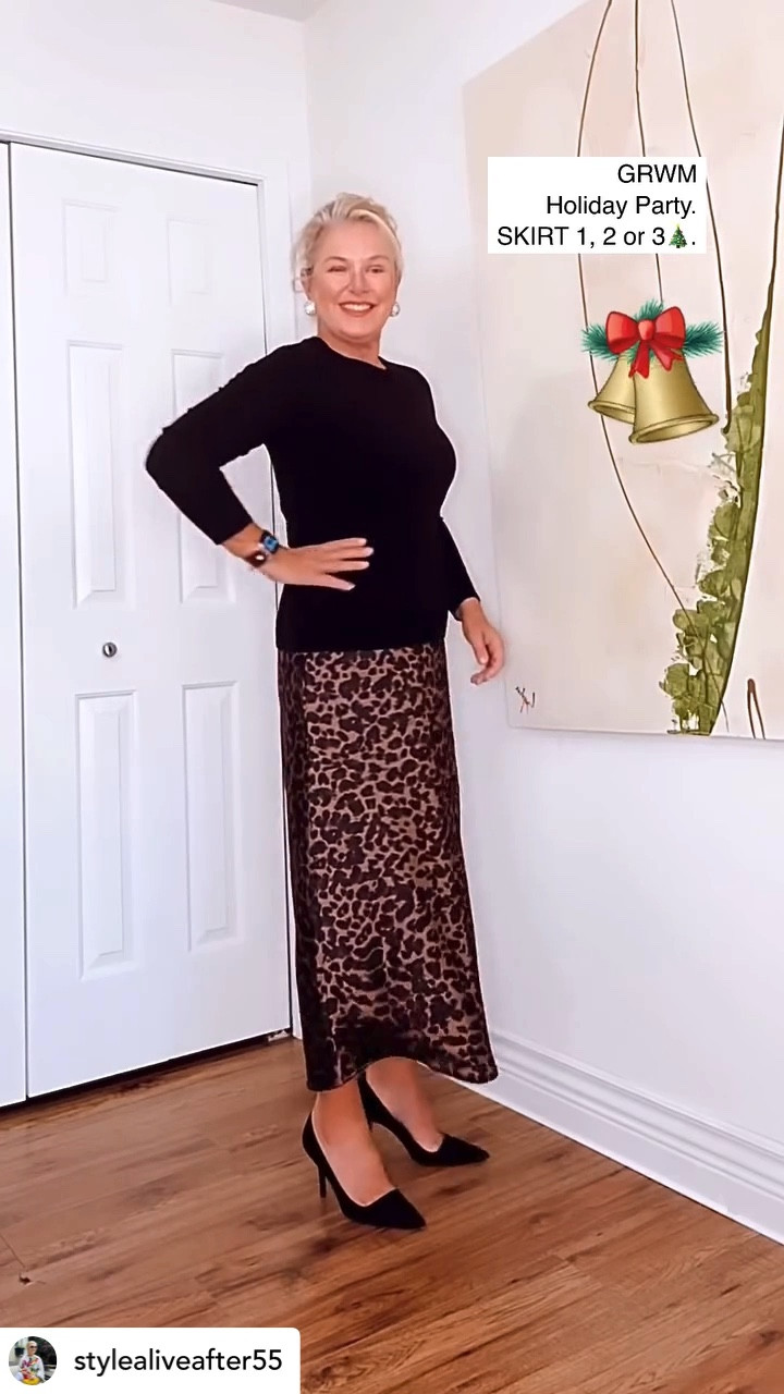 One simple black top and 3 party outfits  

#LTKSeasonal #LTKHoliday