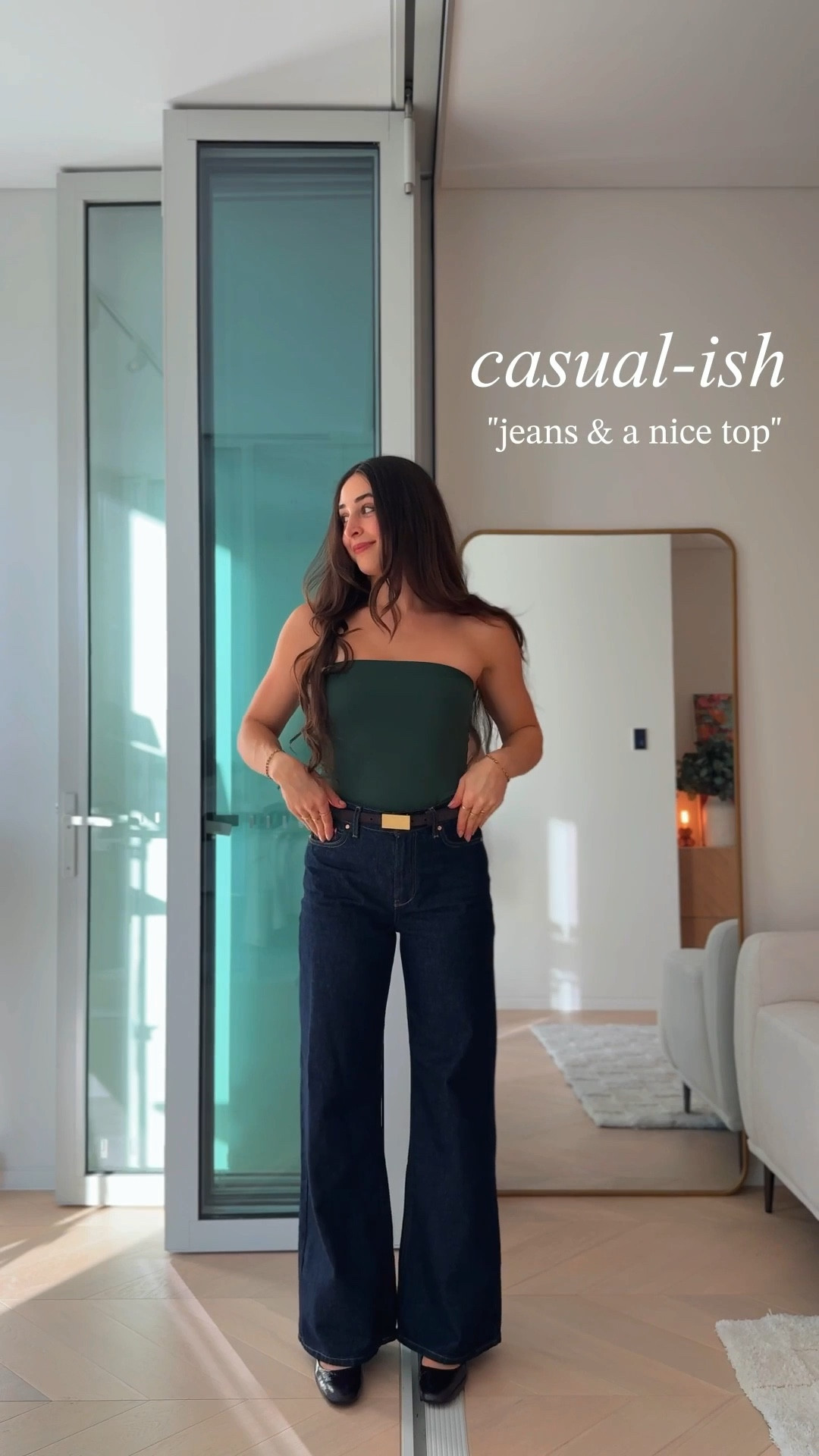 Styling this simple green bandeau top in 3 easy ways 🍃❤️

Green top is from Pull & Bear (linked)

Casual:
Mango jeans
Zara belt
Mango sneakers
Zara leather jacket

Dressy:
MVN skirt
Novo heels
Forcast belt
Stella coat
Louenhide purse

Casual-ish:
Zara jeans
Witchery belt
Zara heels
Mango coat


#LTKstyletip #LTKautumn #LTKwinter