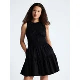 Free Assembly Women's and Women's Plus Smocked Cotton Drop Waist Mini Dress, Sizes XS-4X | Walmart (US)