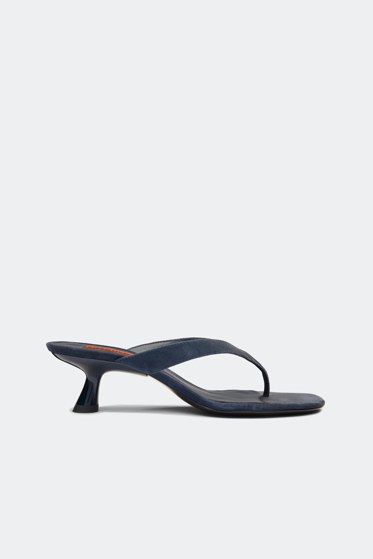 Suede Beep Thong In Ink | Simon Miller