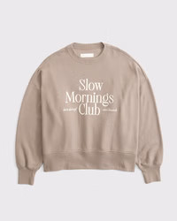 Slow Mornings Club Graphic Easy Sunday Crew | Abercrombie & Fitch (US)