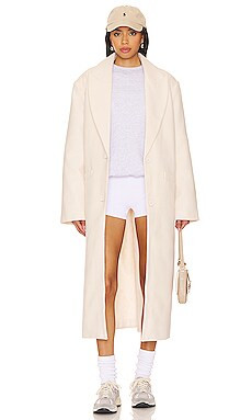 LIONESS Olsen Coat in Cream from Revolve.com | Revolve Clothing (Global)