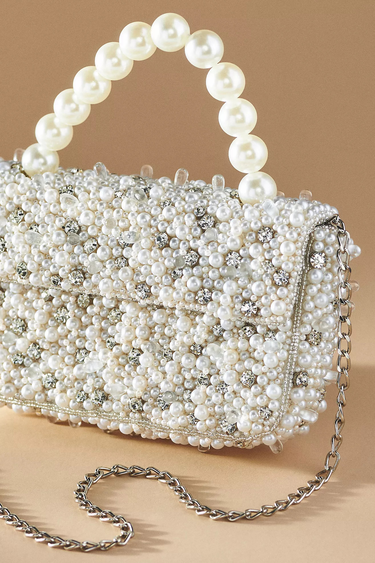 The Fiona Beaded Bag: Pearl-Strap Embellished Edition | Anthropologie (UK)