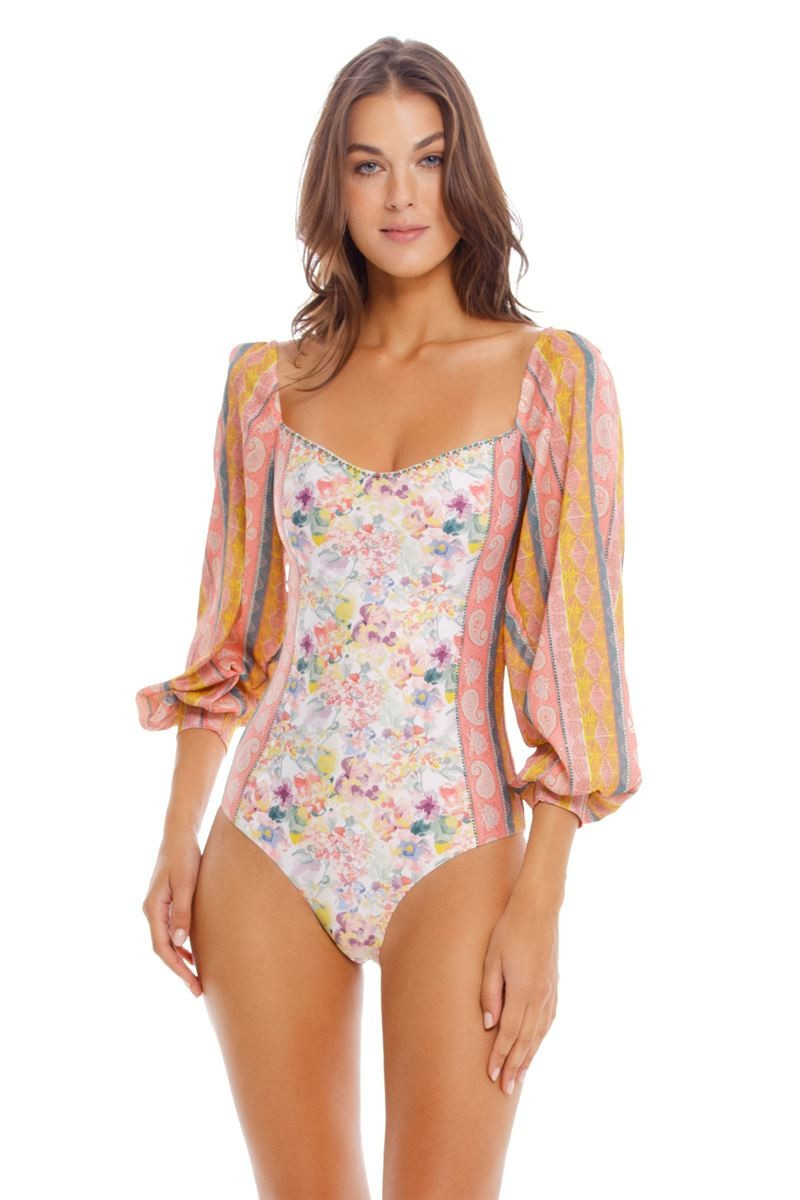 Bohemian Traveler Long Sleeve One Piece Swimsuit | Everything But Water