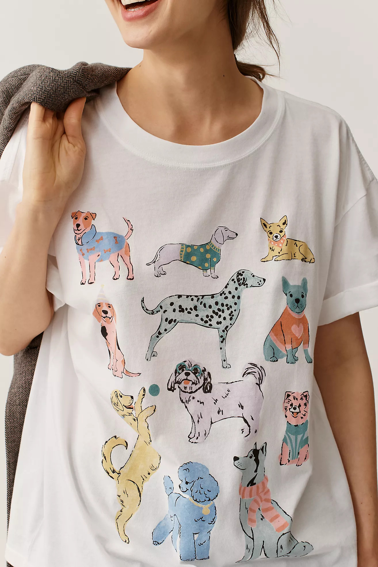 Girl Dangerous Dogs Graphic Tee | Anthropologie (US)