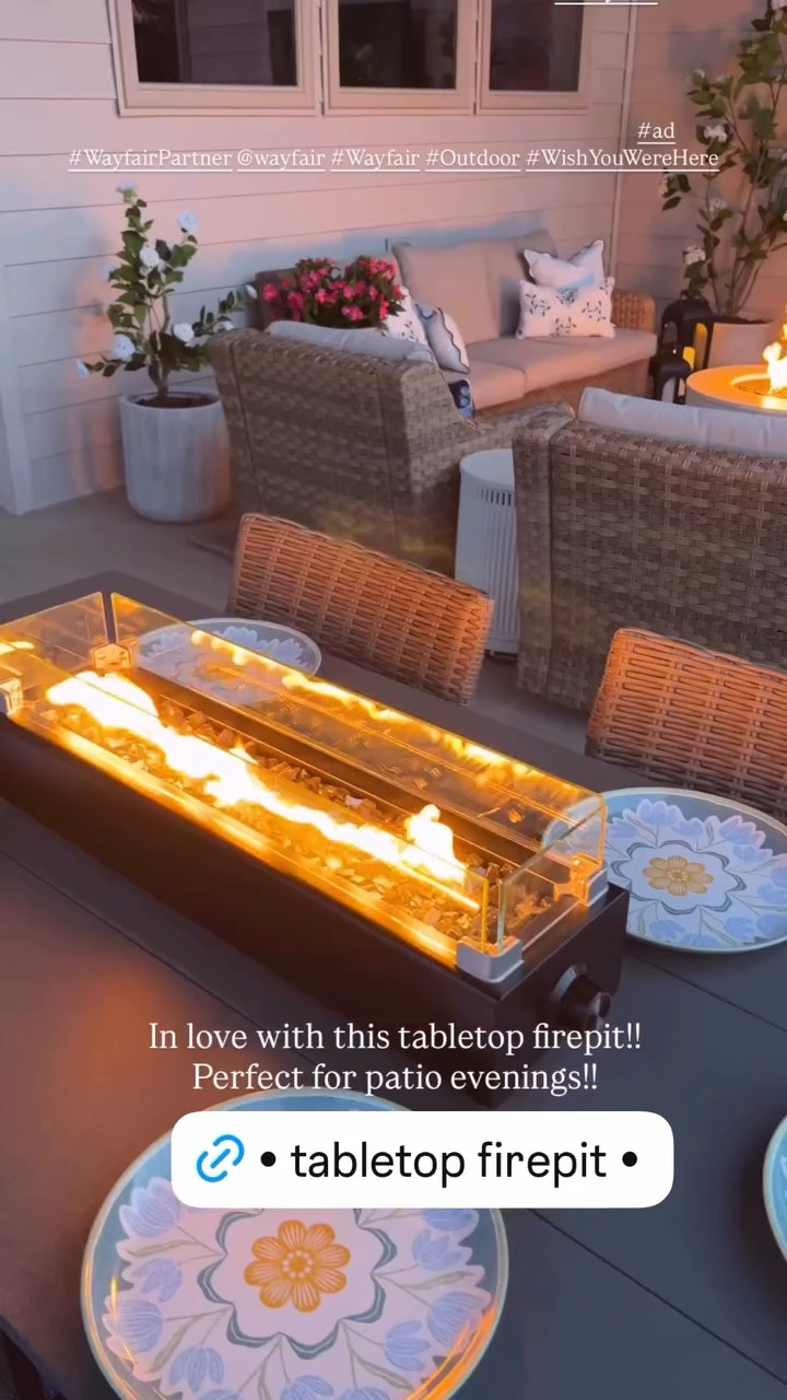In love with this table top fire pit from @wayfair! 

#LTKSeasonal #LTKHome #LTKSaleAlert