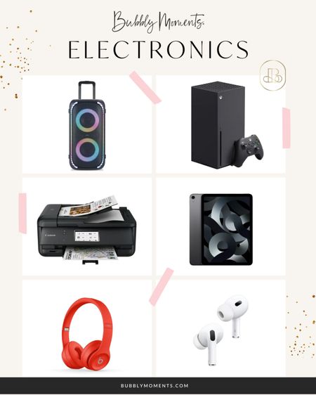 Get these electronic items for your home or office needs.

#LTKGiftGuide #LTKhome #LTKfamily