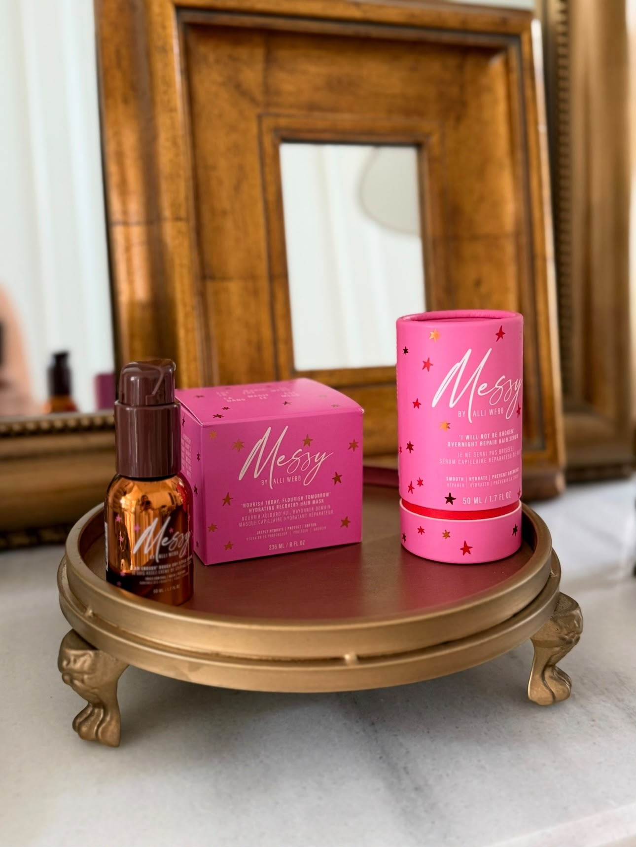 A little self-care moment featuring one of my current beauty favorites! ✨ The Messy by Alli Webb products are perfect for adding a little hydration and care to your routine. And can we talk about how cute the packaging is?! 💕  
Shop all the details through my LTK! 🛍️  
Follow @miriamobrien on Instagram + TikTok for more beauty, fashion, home & everyday finds!
#LTKBeauty #LTKFinds #LTKCreator #LTKStyle #ShopLTK #ShopMyLTK #BeautyFinds #BeautyFavorites #BeautyEssentials #HairCare #HairCareFavorites #HairProducts #SelfCare #SelfCareFavorites #BeautyRoutine #EverydayBeauty #BeautyLover #BeautyMustHaves #BeautyShopping #ShopMyFinds #AmazonBeauty #BeautyInspo #SkincareAndHaircare #MustHaveBeauty 

 #LTKdayinmylife #LTKOver40 #LTKBeauty
