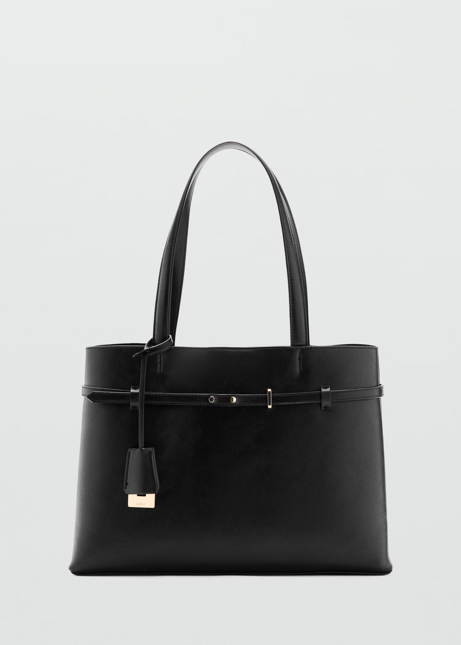 Shopper bag with charm - Women | MANGO USA | Mango (US/MX/AU)