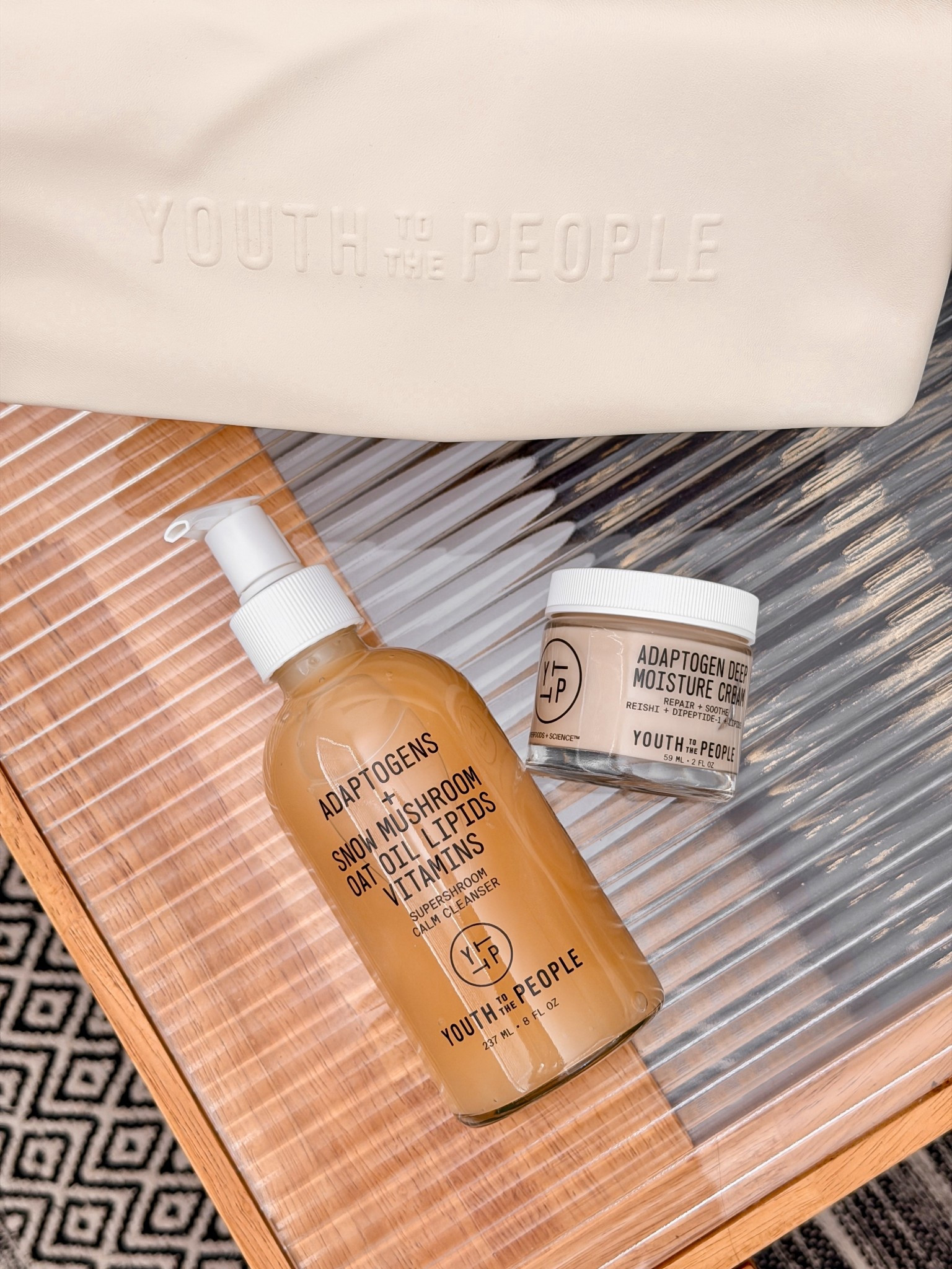 been testing the new YTTP adaptogen cleanser + deep moisture cream and my skin has never felt this calm + hydrated… soft, no redness, just a natural healthy glow✨ @Sephora 

#LTKmorningroutine #LTKBeauty #LTKselfcare