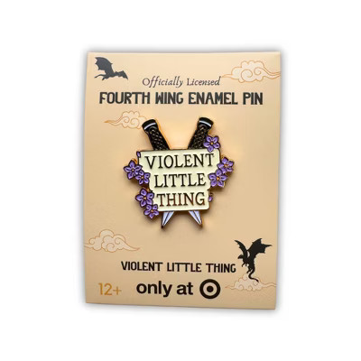Violent Little Thing Fourth Wing Enamel Pin | Target