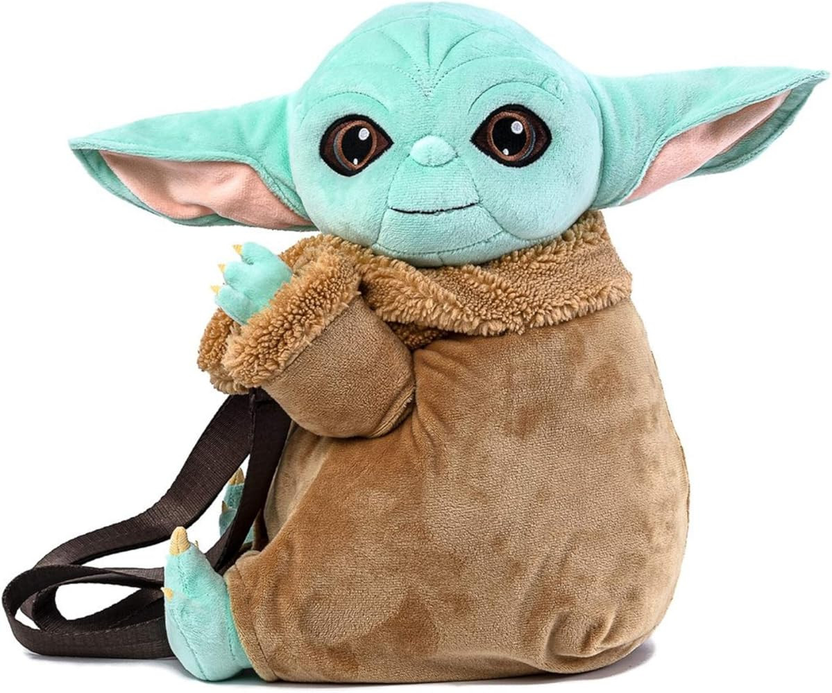 Disney Loungefly Star Wars The Mandalorian Child Baby Yoda Plush Shoulder Bag with Adjustable Straps | Amazon (US)