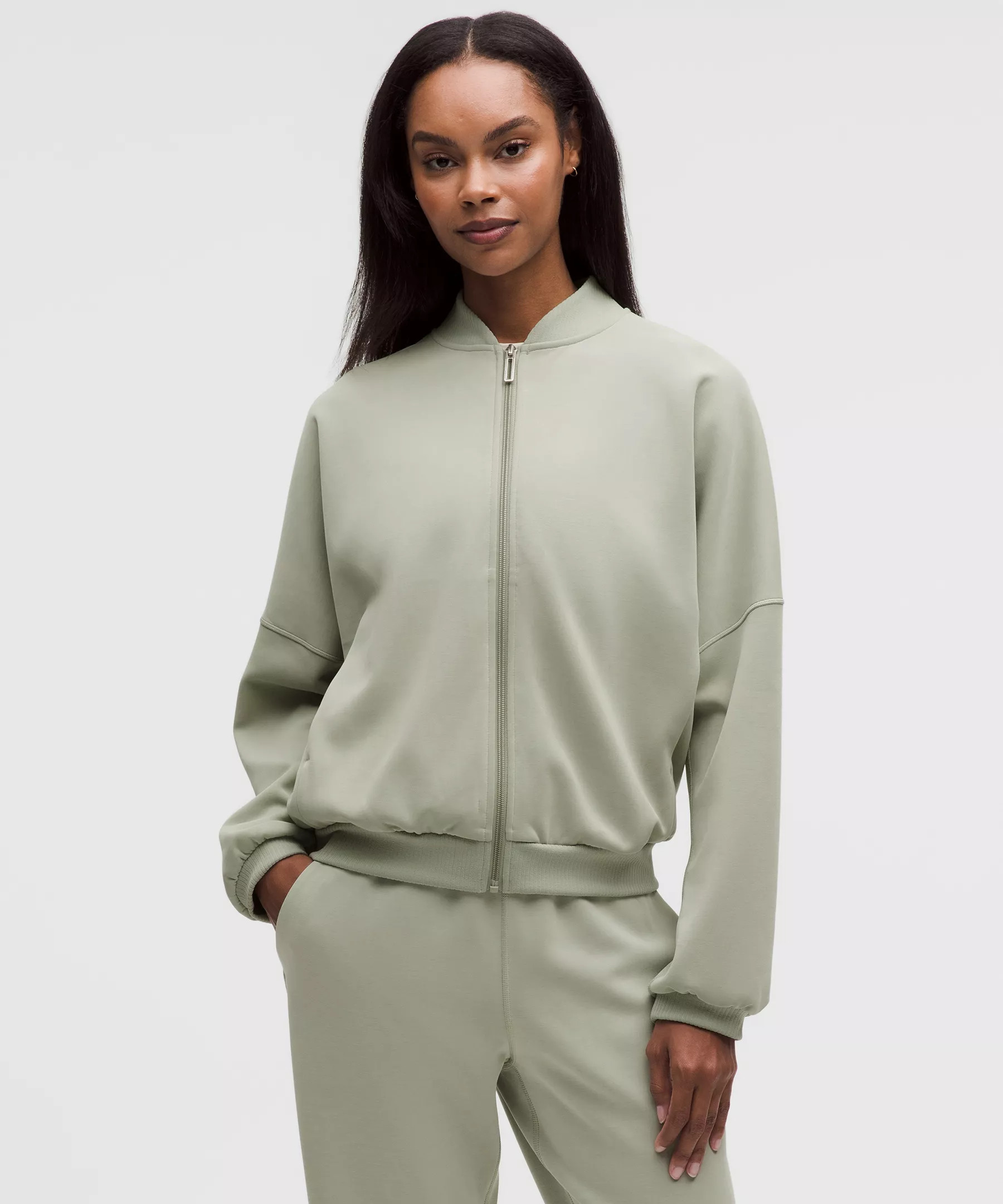 Brushed Softstreme Oversized Bomber Jacket | Lululemon (US)