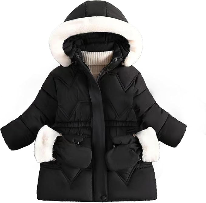 3T 4T 5T 6T Toddler Girls Winter Coat Jacket Outwear Clothes Warm Overcoat Snowsuit Puffer Parka ... | Amazon (US)