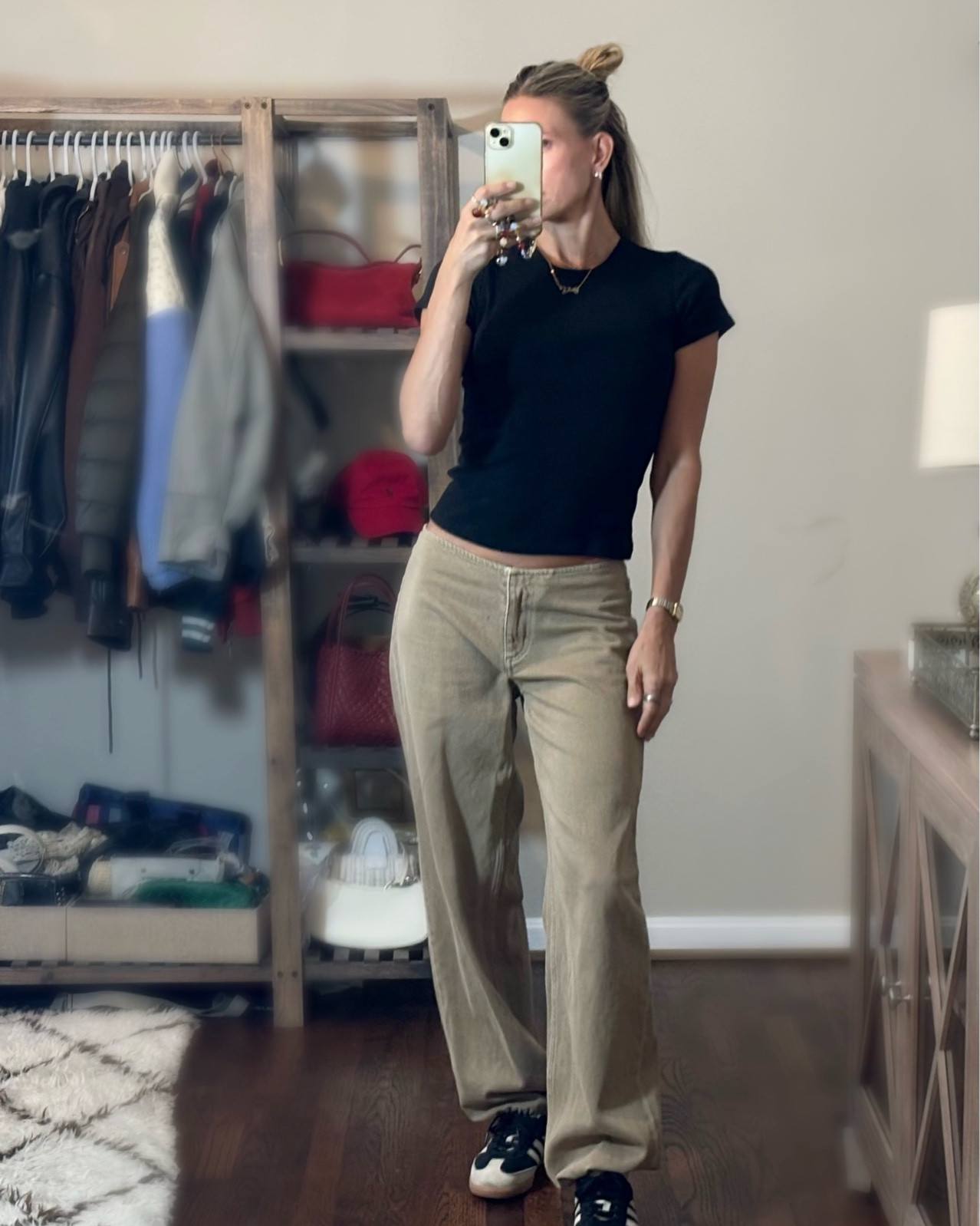 The Still Here “sport Jean” in pear has a full size run! I sized up so they fall low on hips but otherwise TTS! I love these jeans! Especially the toggle at the ankle to cinch! Lululemon is old but I linked a new version!

#LTKootd #LTKOver40 #LTKTall