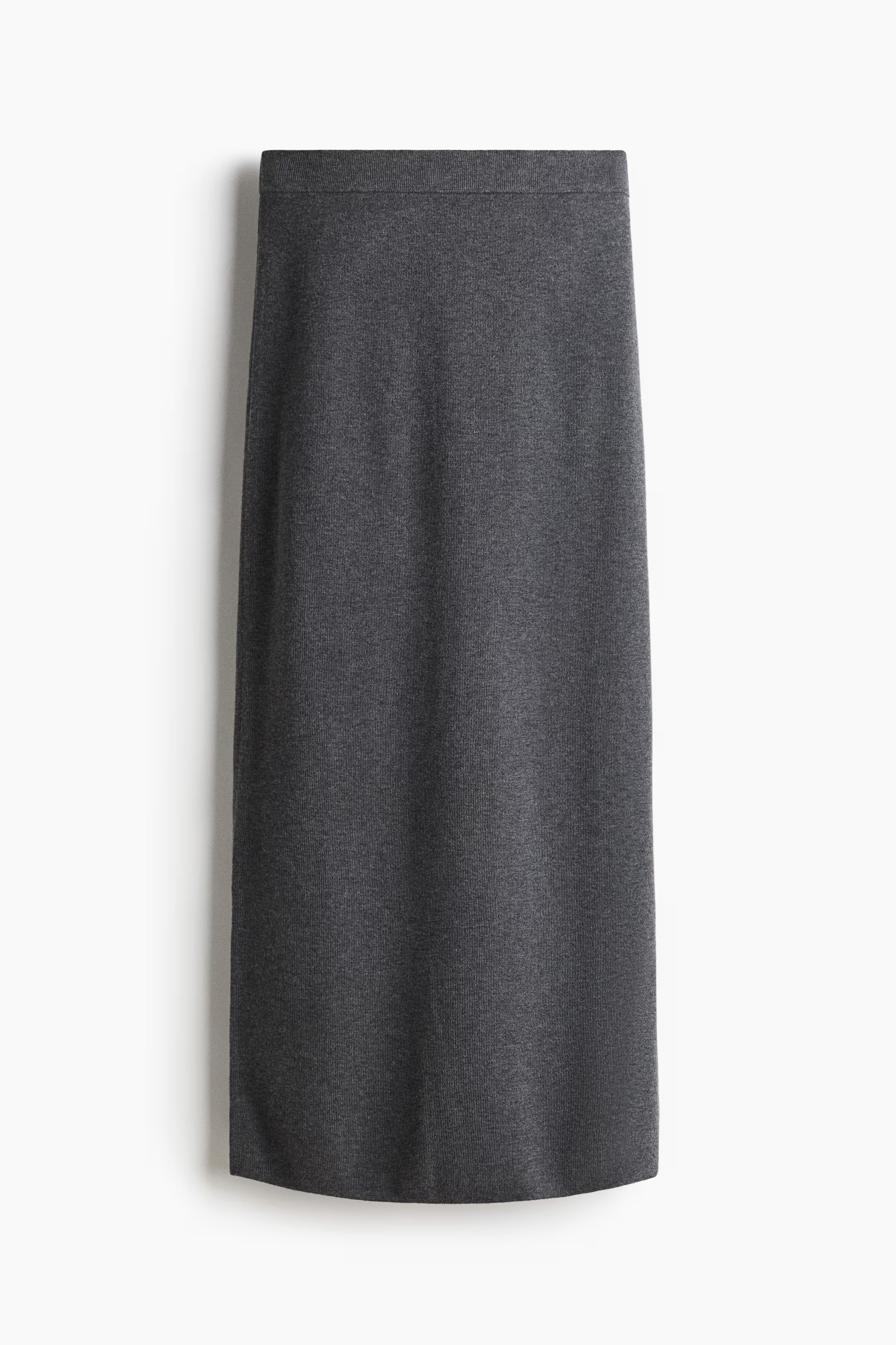 Fine-Knit Tube Skirt - Dark grey marl - Ladies | H&M US | H&M (US + CA)