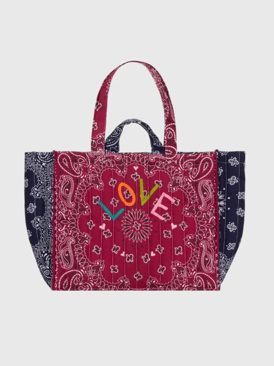 Call It By Your Name Maxi Quilted Cabas Tote Bag | Saint Bernard