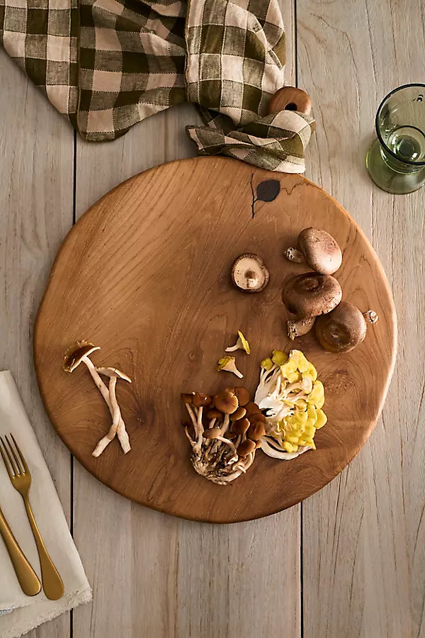 Ping Teak Root Serving Board | Anthropologie (US)